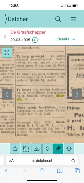 advertentie Graafschapper 29-3-1935, 29 maart 1935